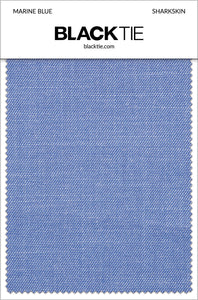 Marine Blue Sharkskin Fabric Swatch