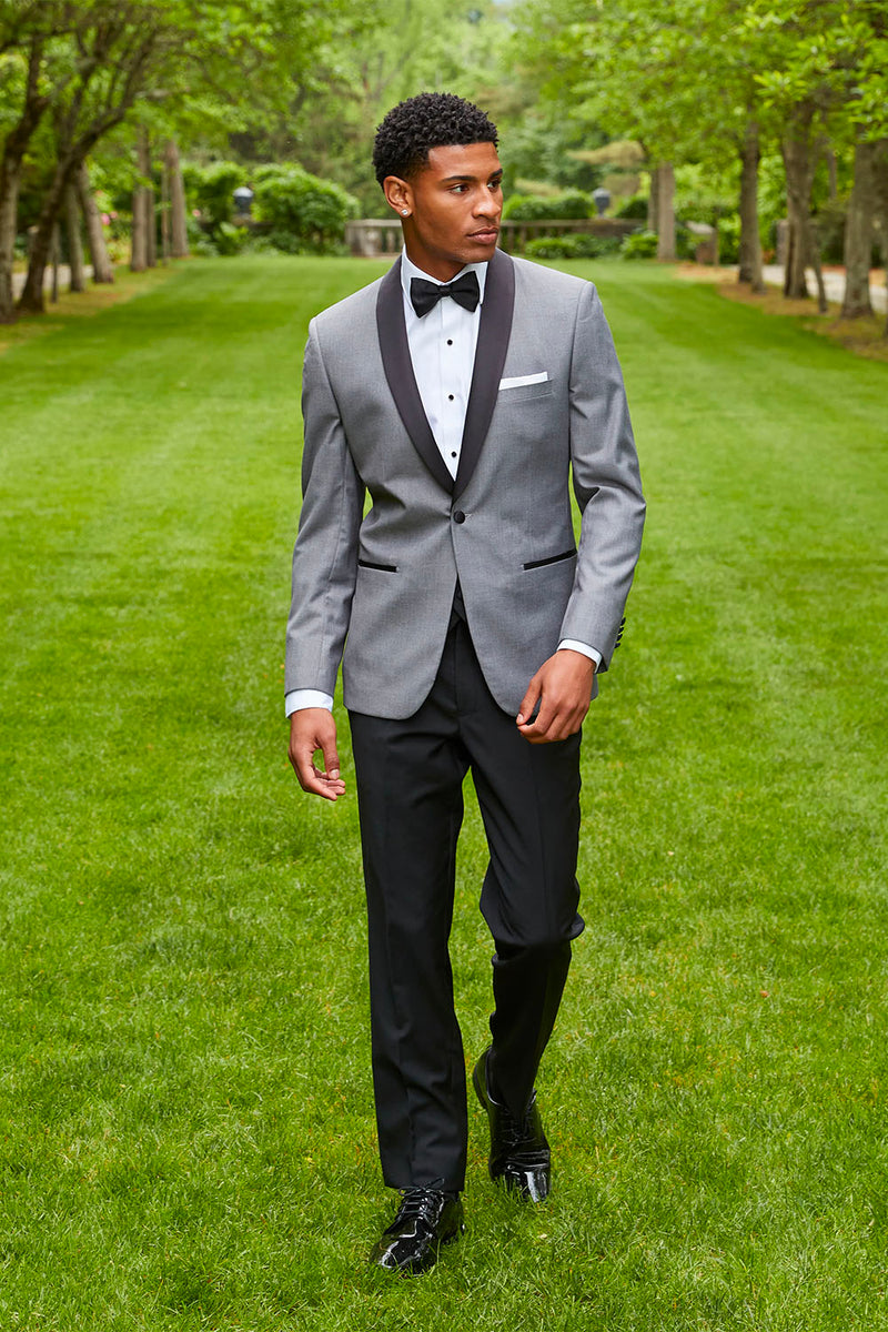 Couture 1910 Arlo Grey Tuxedo Jacket (Separates) 40L Slim Couture 1910 Arlo Grey Tuxedo Jacket (Separates) 40L Slim