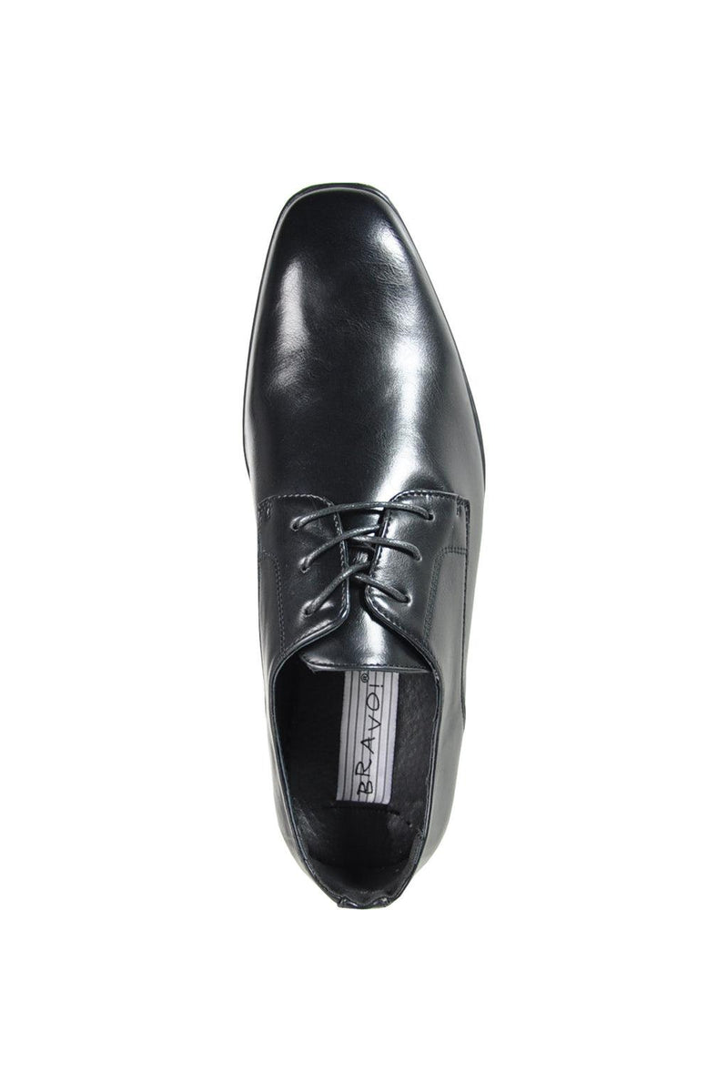 bravo! Men Dress Shoe King Classic Lace-up Oxford Plain or Cap Toe or Wingtip Leather Sock Medium and Wide Width Size from 6 to 18 Black Brown