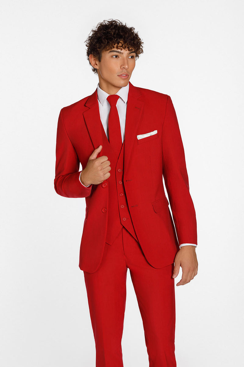 Couture 1910 Athens Red Suit Jacket (Separates) 54L Slim