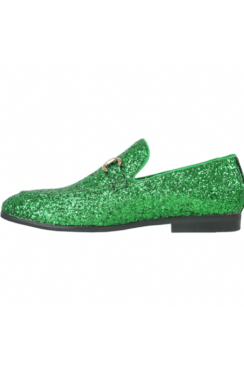 Glitter Green Shoes