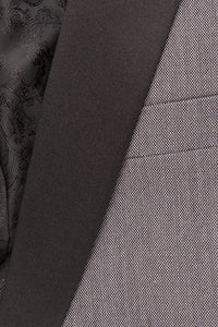 BLACKTIE "Sebastian" Grey Pindot Tuxedo Jacket