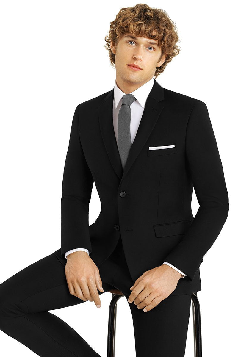 Couture 1910 Athens Black Suit Jacket (Separates) 44L Slim Couture 1910 Athens Black Suit Jacket (Separates) 44L Slim