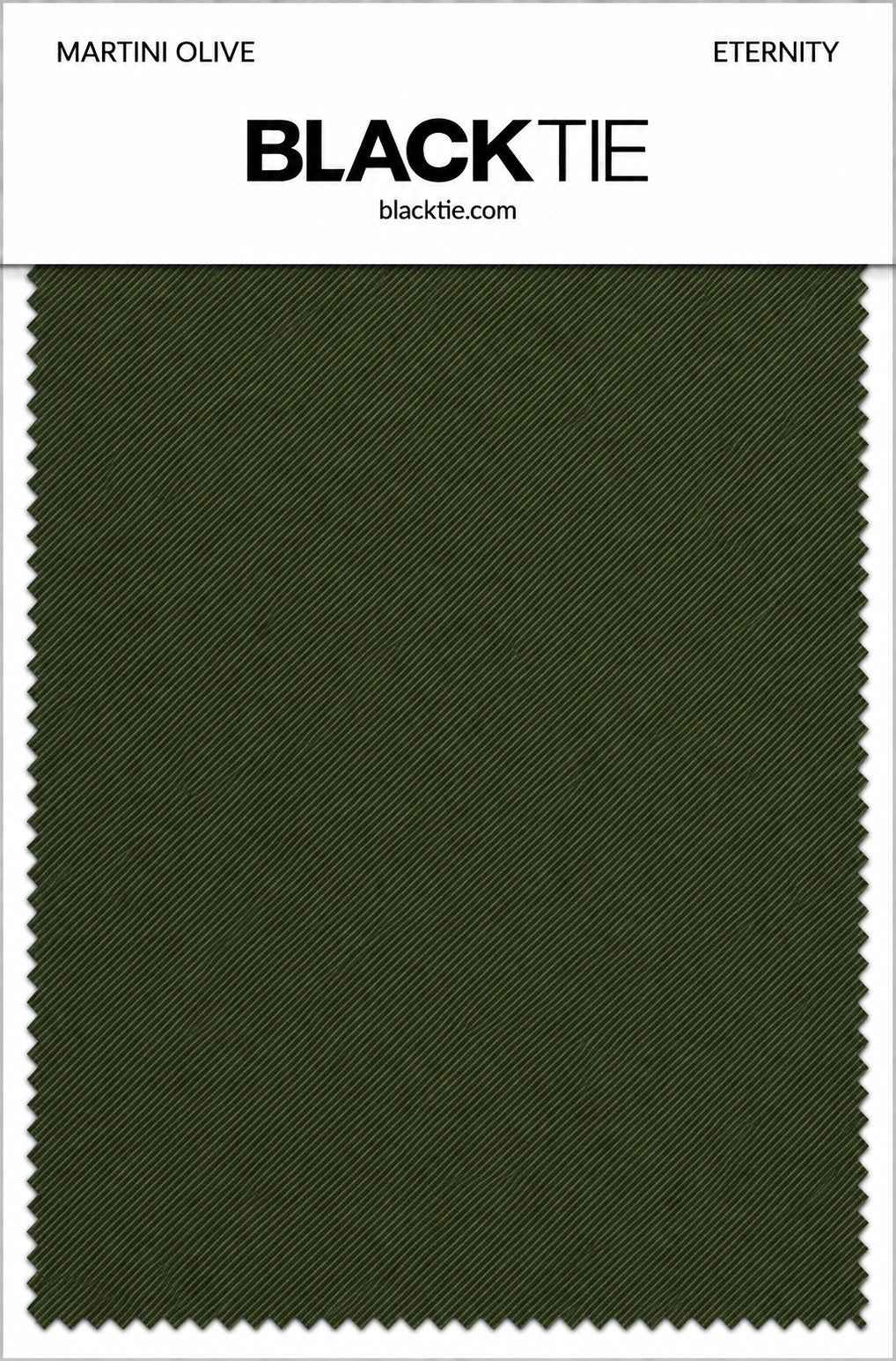 BLACKTIE Martini Olive Eternity Necktie