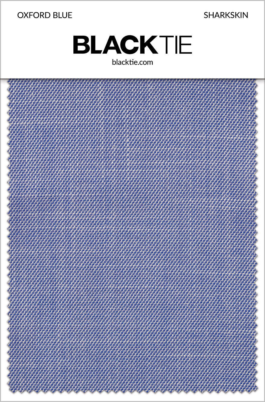 Couture 1910 Oxford Blue Sharkskin Vest