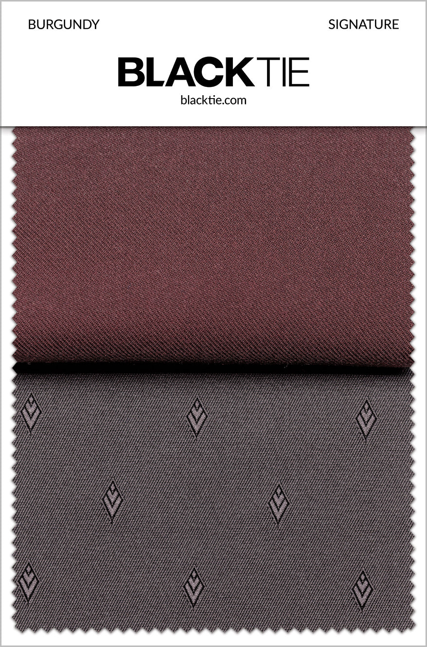 BLACKTIE Burgundy Signature Fabric Swatch