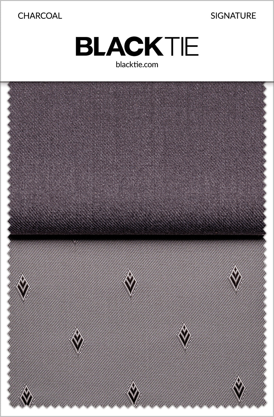 BLACKTIE Charcoal Signature Fabric Swatch