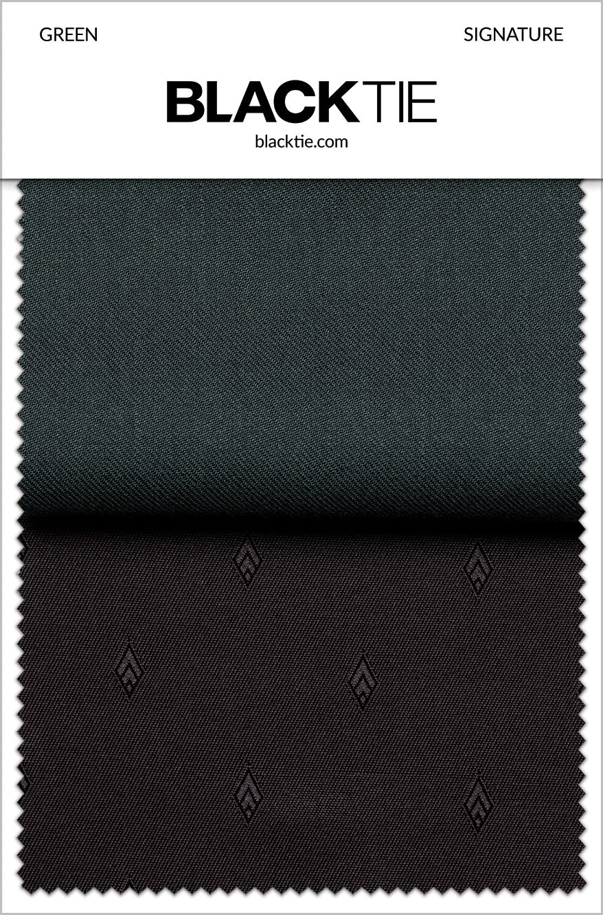 BLACKTIE Green Signature Fabric Swatch