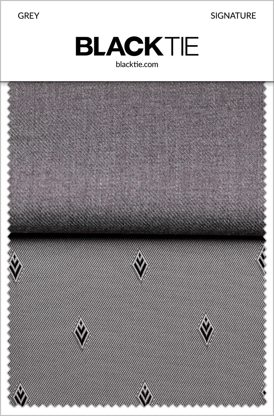 BLACKTIE Grey Signature Fabric Swatch