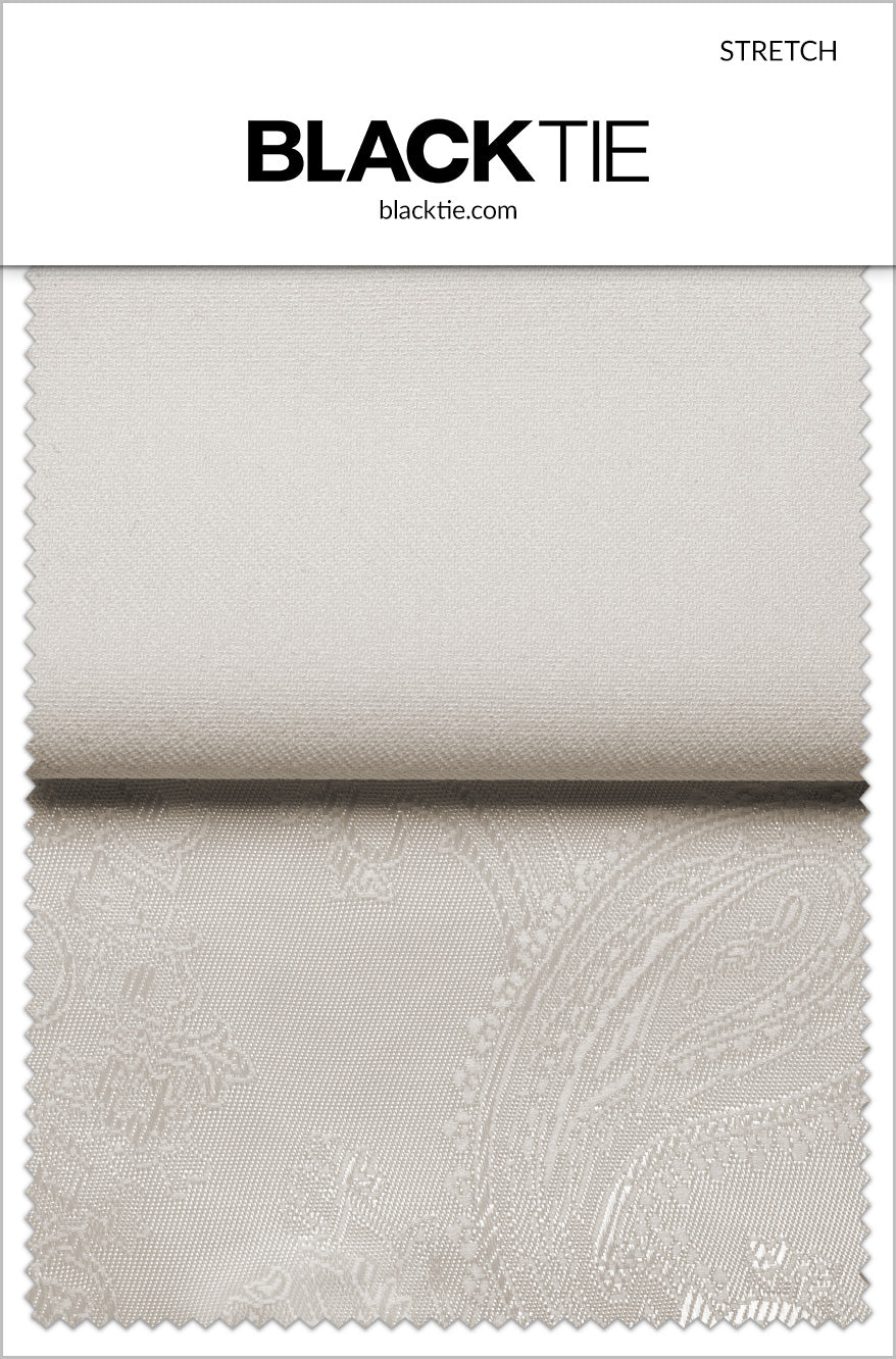 BLACKTIE Ivory Stretch Fabric Swatch