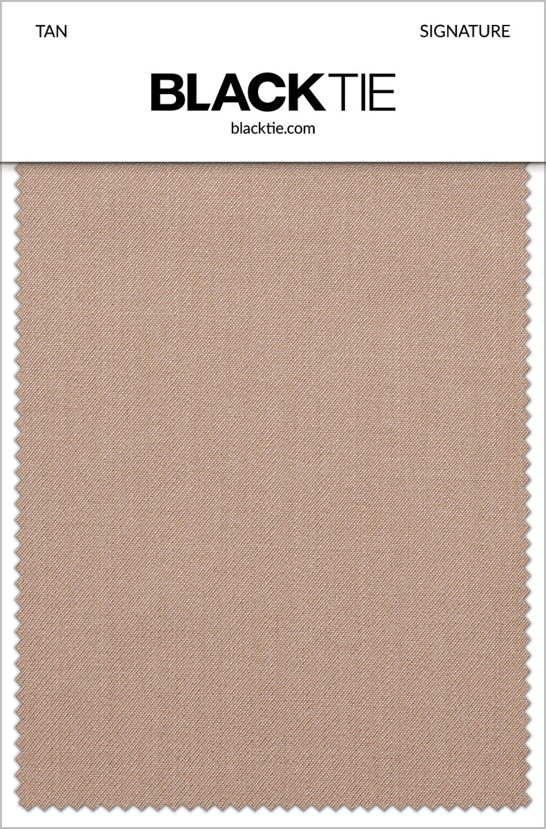 Tan Signature Fabric Swatch – BlackTie.com