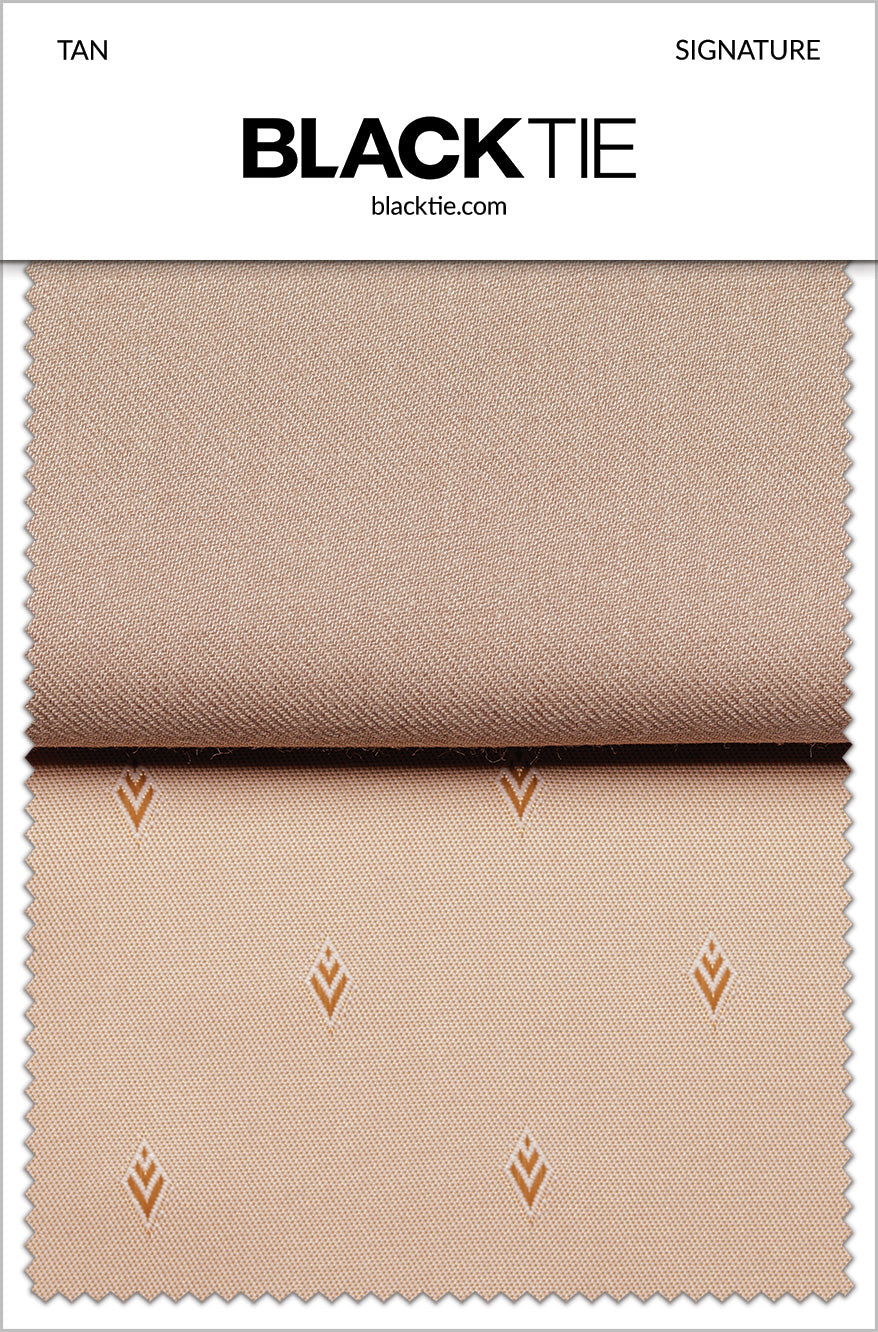 BLACKTIE Tan Signature Fabric Swatch