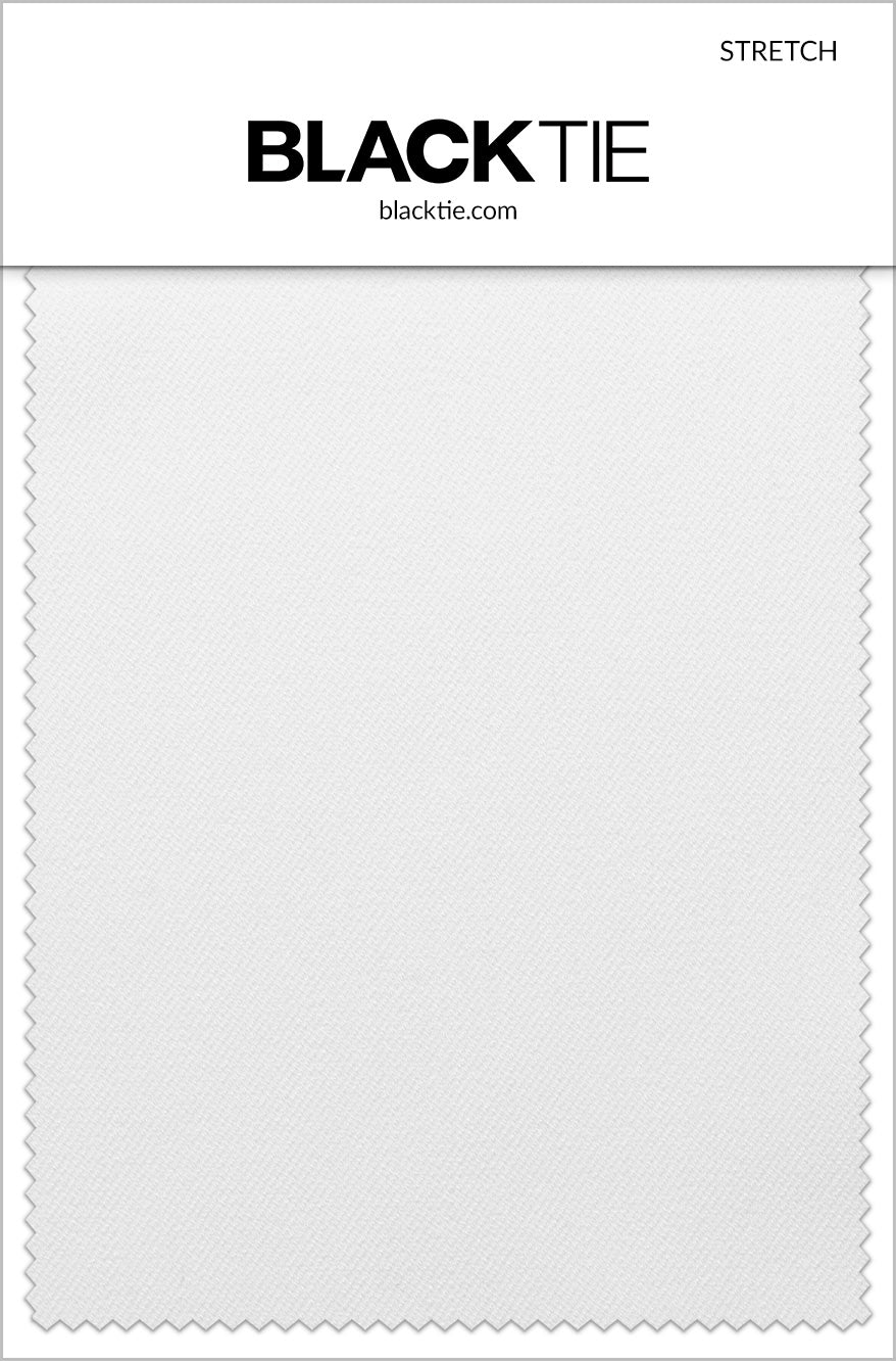 BLACKTIE White Stretch Fabric Swatch