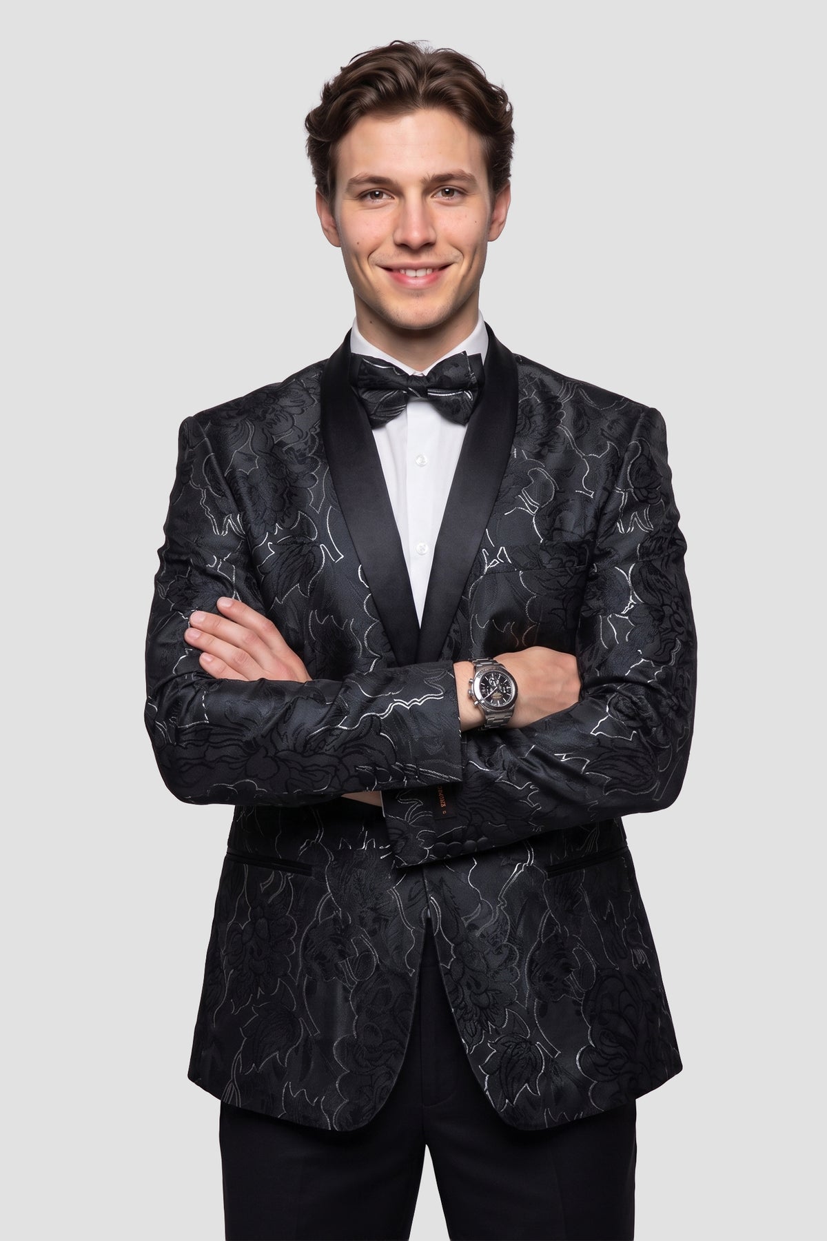Xander Xiao "Havana" Black Tuxedo Jacket