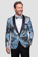 Xander Xiao "Monte Carlo" Blue Tuxedo Jacket