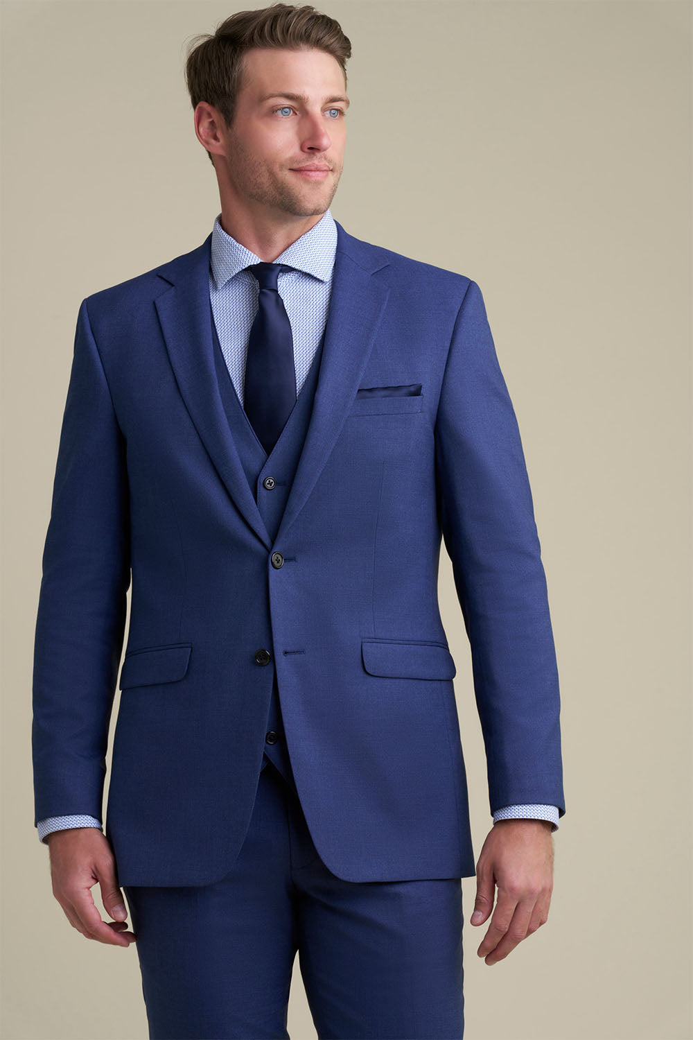 Allure Men Savoy Blue Suit Jacket (Separates) 50L Modern