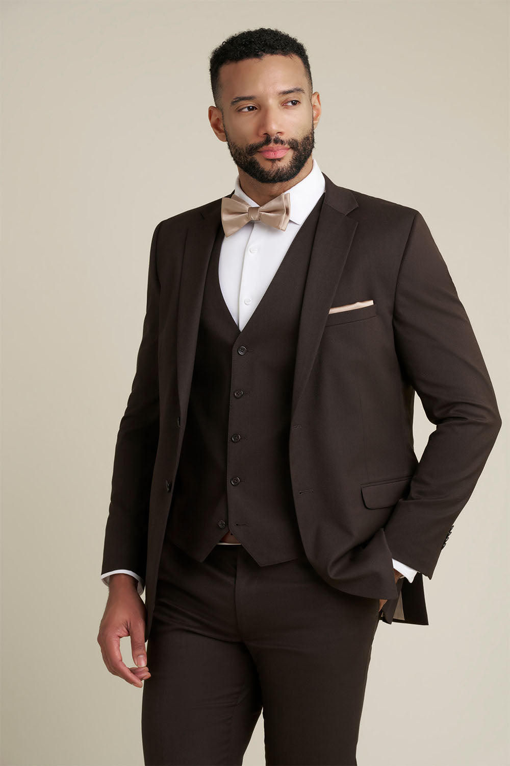 Allure Men Savoy Brown Suit Jacket (Separates) 48R Modern Allure Men Savoy Brown Suit Jacket (Separates) 48R Modern