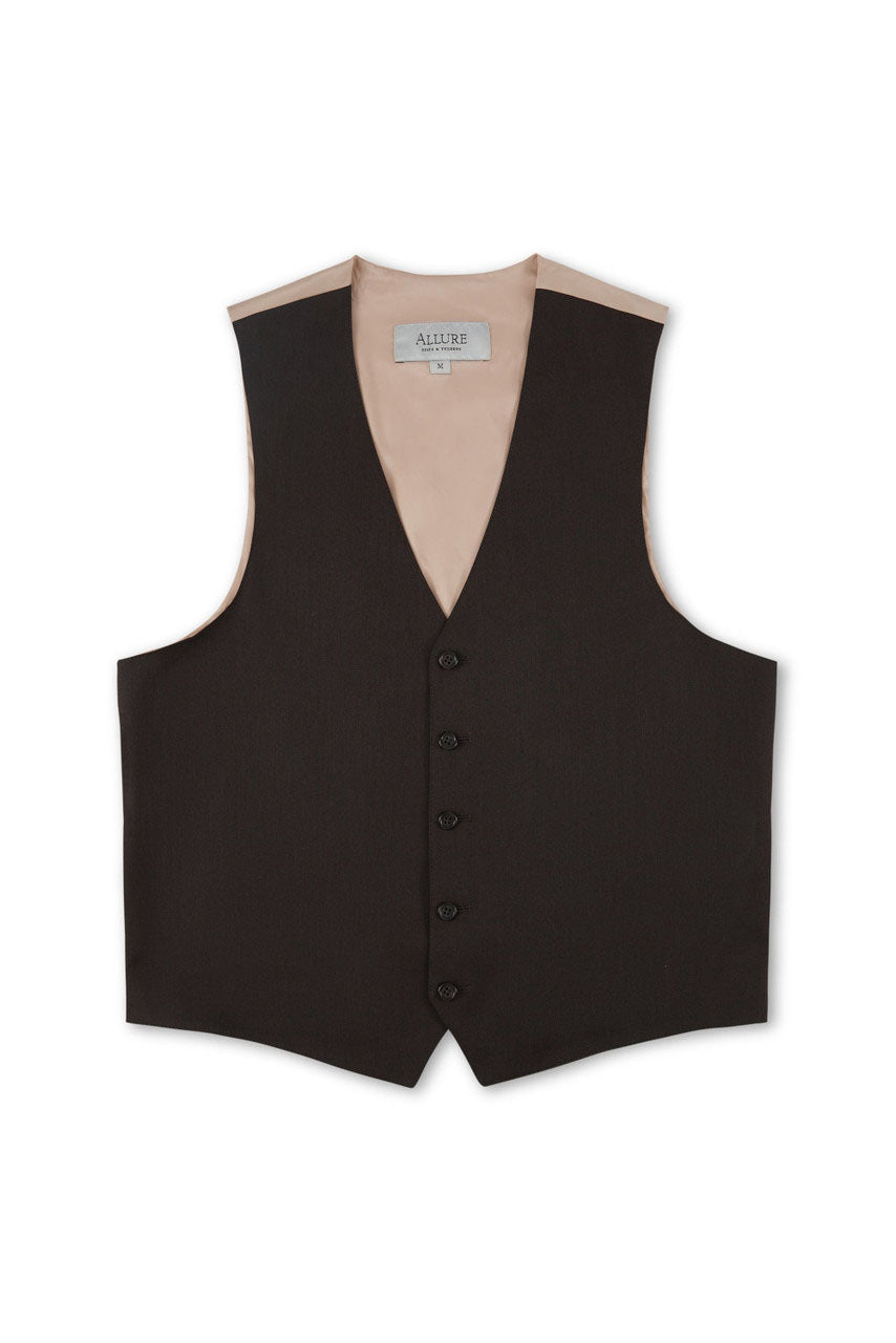 Allure Men Brown "Windsor" Vest