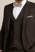 Allure Men Brown "Windsor" Vest