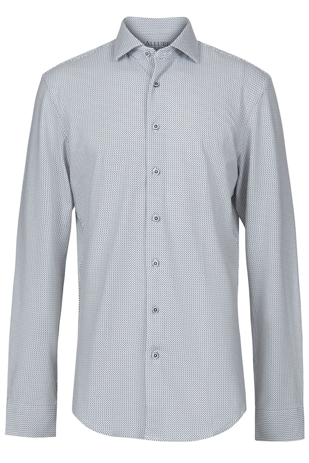 Allure Men "Vanguard" Grey Laydown Formal Shirt