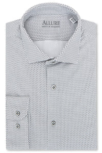 "Vanguard" Grey Laydown Formal Shirt