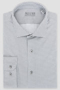 Allure Men "Vanguard" Grey Laydown Formal Shirt