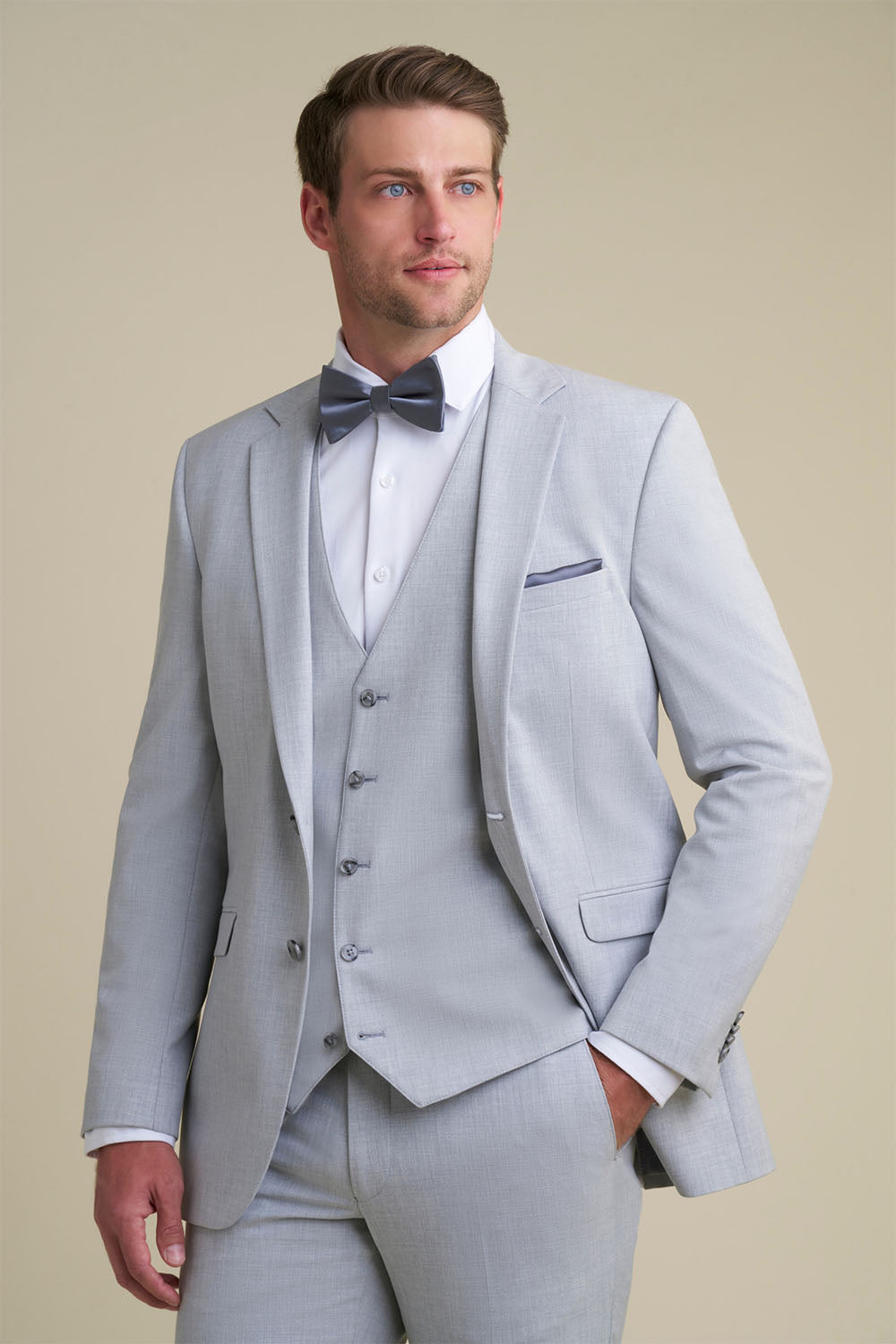 Allure Men Savoy Light Grey Suit Jacket (Separates) 39R Modern Allure Men Savoy Light Grey Suit Jacket (Separates) 39R Modern