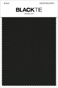BLACKTIE Black Savoy Fabric Swatch