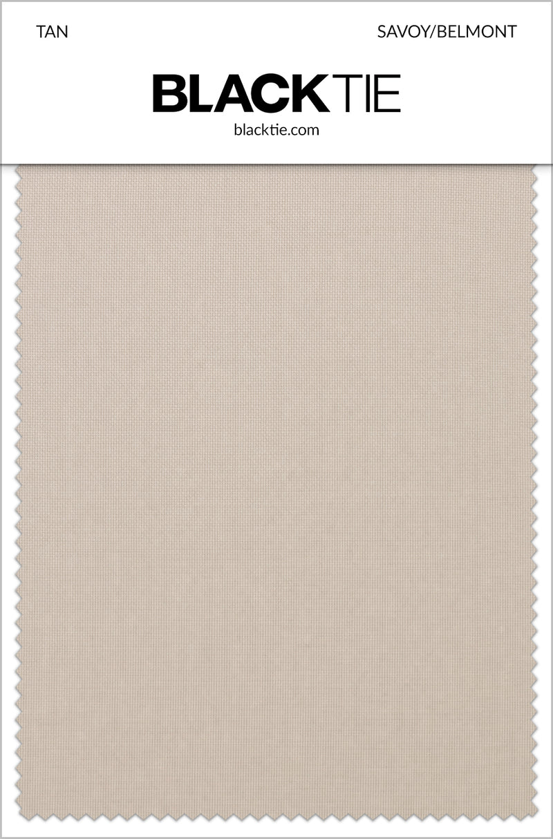 BLACKTIE Tan Savoy Fabric Swatch