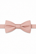 Allure Men Tan Solid Satin Silk Bow Tie