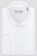 Allure Men "Astoria" White Laydown Formal Shirt