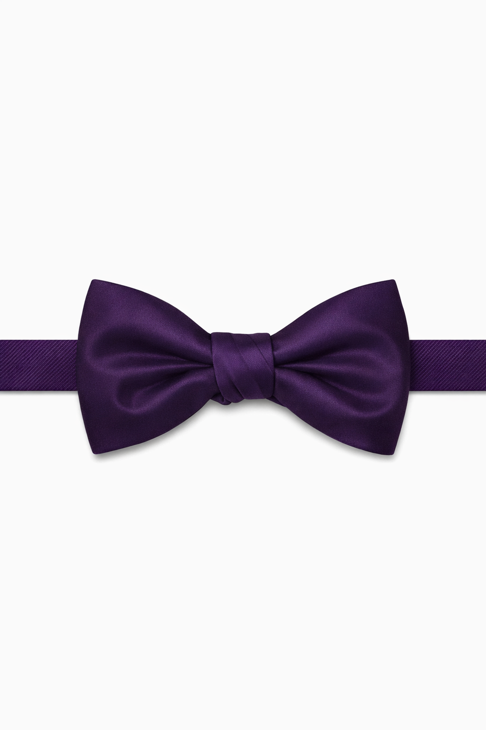 Cardi Pre-Tied Amethyst Luxury Satin Bow Tie