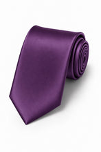 Cardi Amethyst Luxury Satin Necktie
