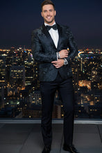 "Amsterdam" Black Tuxedo Jacket