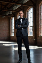 "Amsterdam" Black Tuxedo Jacket