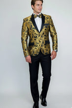 "Amsterdam" Gold Tuxedo Jacket