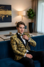 "Amsterdam" Gold Tuxedo Jacket