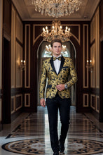 "Amsterdam" Gold Tuxedo Jacket