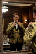 "Amsterdam" Gold Tuxedo Jacket