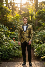 "Amsterdam" Gold Tuxedo Jacket