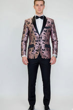 "Amsterdam" Pink Tuxedo Jacket