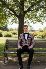 "Amsterdam" Pink Tuxedo Jacket