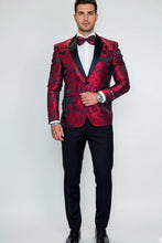 "Amsterdam" Red Tuxedo Jacket