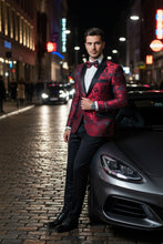 "Amsterdam" Red Tuxedo Jacket