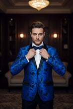 "Amsterdam" Royal Blue Tuxedo Jacket