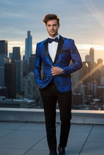 "Amsterdam" Royal Blue Tuxedo Jacket