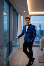 "Amsterdam" Royal Blue Tuxedo Jacket