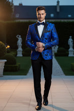 "Amsterdam" Royal Blue Tuxedo Jacket