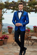 "Amsterdam" Royal Blue Tuxedo Jacket