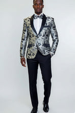 "Amsterdam" Silver Tuxedo Jacket